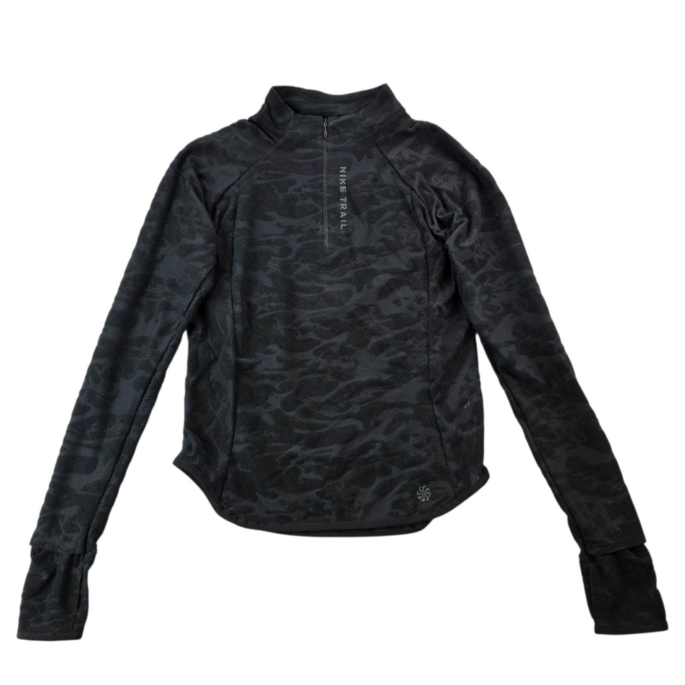 Women's Black Long Sleeve Top